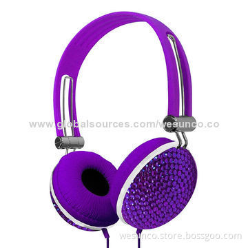 Hot-selling Colorful Wired Stereo Headset with Strong Headband, Foldable, Can do Many DesignsNew